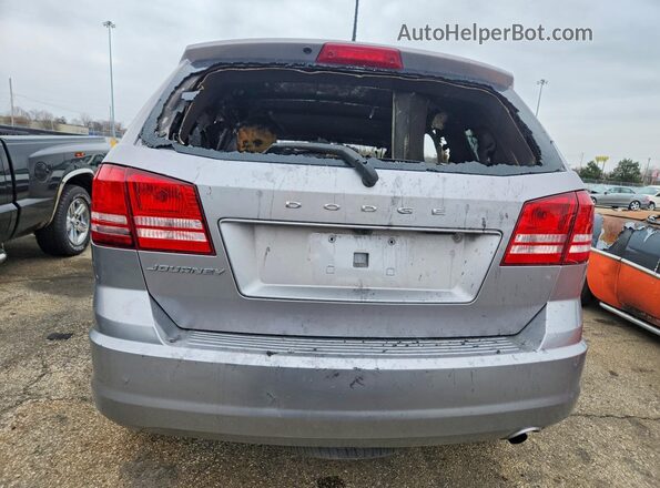 3C4PDCAB8JT421747 2018 DODGE JOURNEY Gray უკანა ხედი