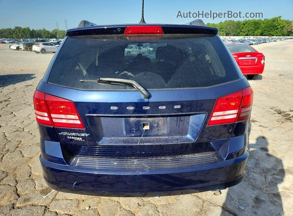 3C4PDCAB8JT428522 2018 DODGE JOURNEY Blue Rear view