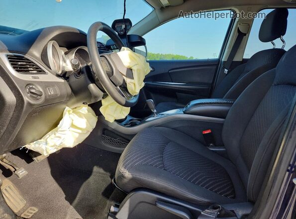 3C4PDCAB8JT428522 2018 DODGE JOURNEY Blue Front interior view