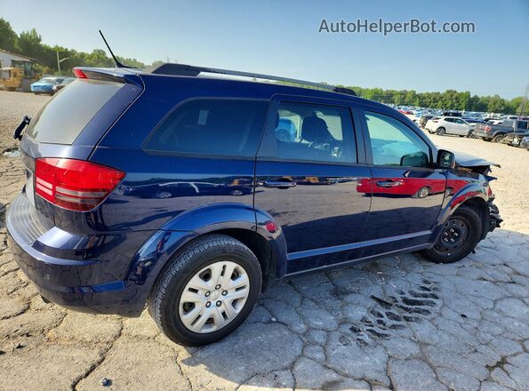 3C4PDCAB8JT428522 2018 DODGE JOURNEY Blue Rear right