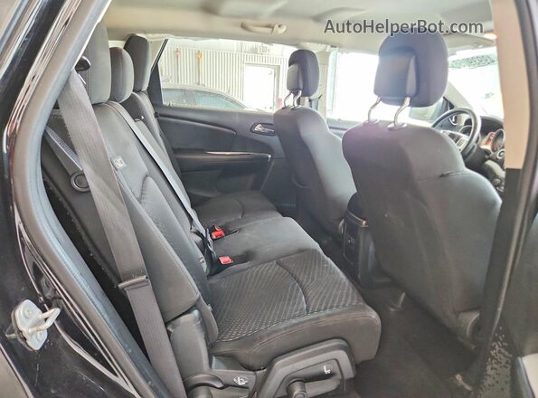 3C4PDCAB8JT428925 2018 DODGE JOURNEY Black Widok wnętrza z tyłu