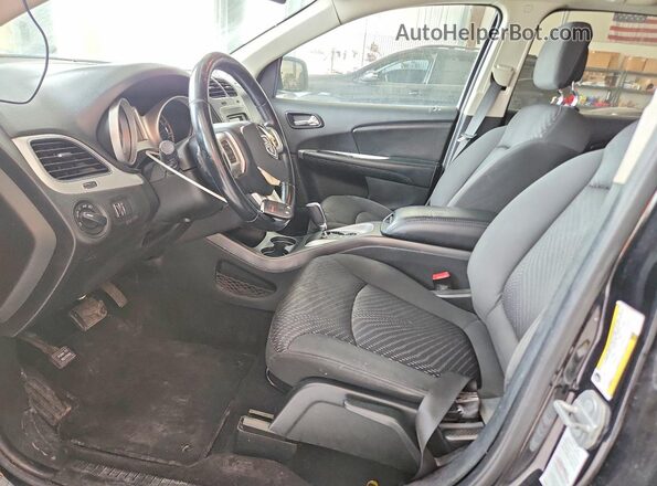 3C4PDCAB8JT428925 2018 DODGE JOURNEY Black Widok wnętrza z przodu