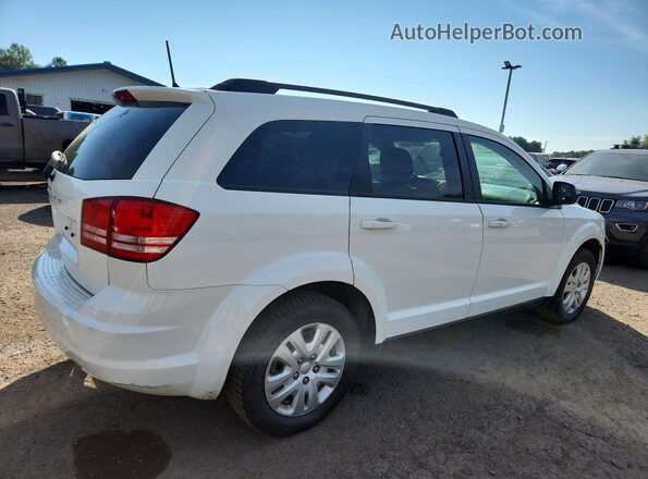 3C4PDCAB8KT862361 2019 DODGE JOURNEY Белый Задняя правая четверть