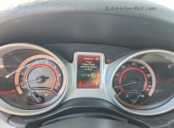 3C4PDCAB8KT862361 2019 DODGE JOURNEY Белый Вид щитка приборов
