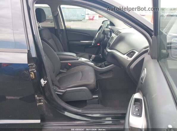 3C4PDCAB9HT644079 2017 DODGE JOURNEY Black Вид салону спереду