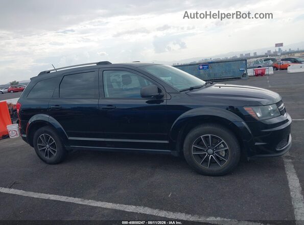 3C4PDCAB9HT644079 2017 DODGE JOURNEY Black Вид задньої частини салону