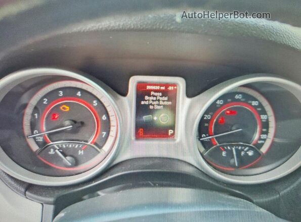 3C4PDCAB9HT695534 2017 DODGE JOURNEY Gray Instrument cluster view