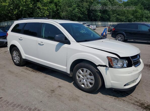 3C4PDCAB9JT295754 2018 DODGE JOURNEY Белый Передняя правая четверть