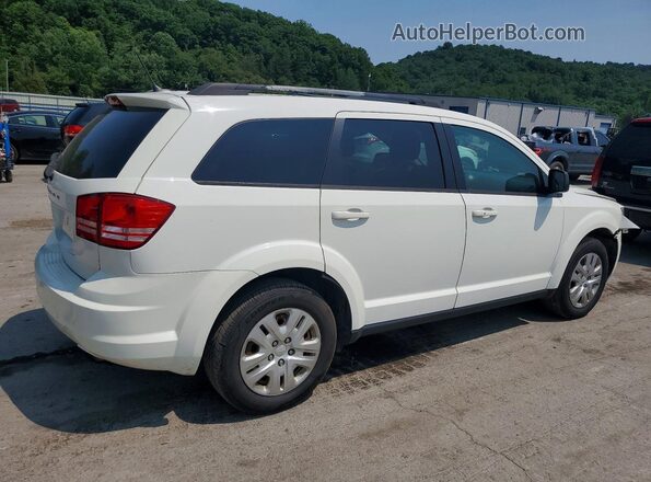 3C4PDCAB9JT295754 2018 DODGE JOURNEY Белый Задняя правая четверть