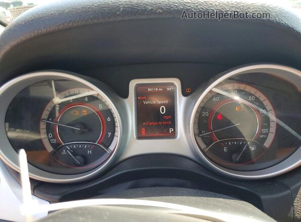 3C4PDCAB9JT295754 2018 DODGE JOURNEY Белый Вид щитка приборов
