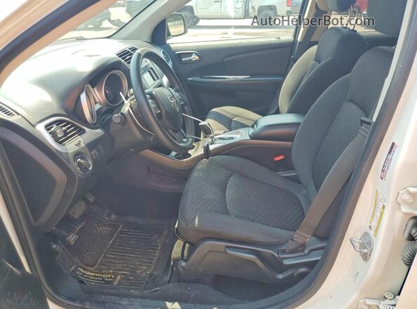 3C4PDCAB9JT295754 2018 DODGE JOURNEY Белый Вид салона спереди