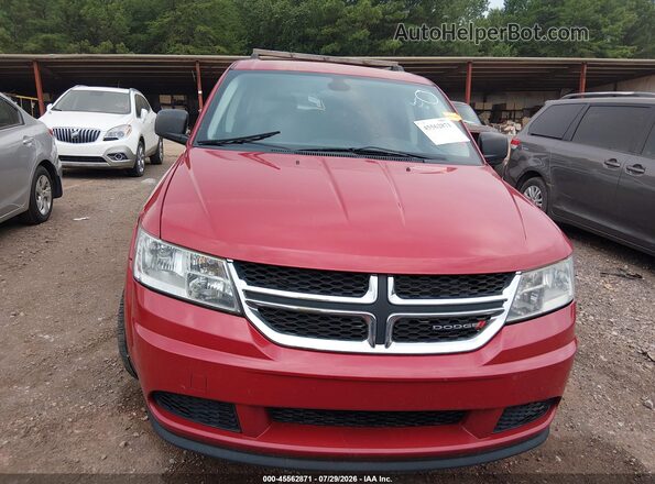 3C4PDCAB9JT303495 2018 DODGE JOURNEY Red Вид спереду