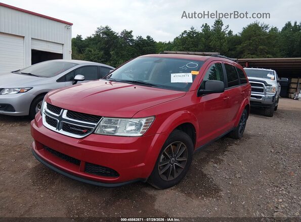 3C4PDCAB9JT303495 2018 DODGE JOURNEY Red Передня ліва чверть