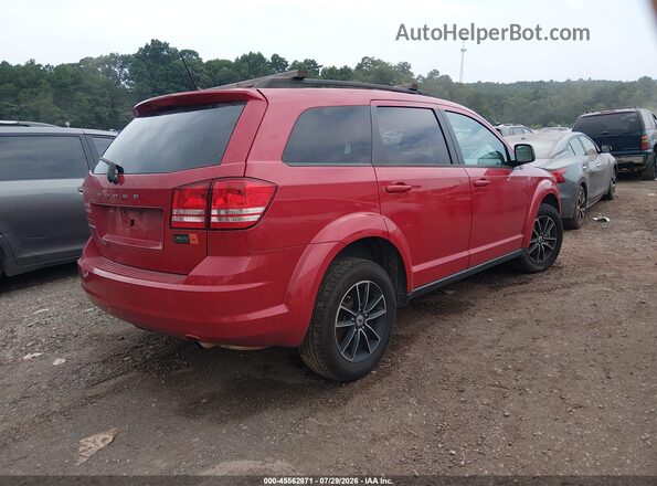 3C4PDCAB9JT303495 2018 DODGE JOURNEY Red Задня права чверть