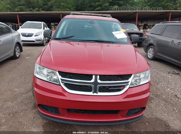 3C4PDCAB9JT303495 2018 DODGE JOURNEY Red Вид щитка приладів