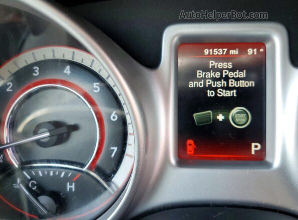 3C4PDCAB9JT474070 2018 DODGE JOURNEY Черный Вид щитка приборов