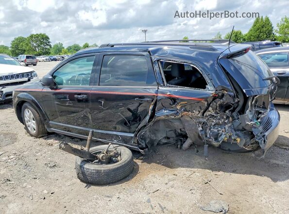3C4PDCAB9JT474070 2018 DODGE JOURNEY Черный Задняя левая четверть