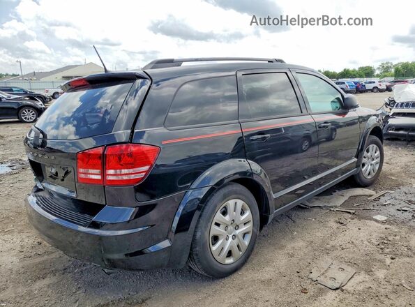 3C4PDCAB9JT474070 2018 DODGE JOURNEY Черный Задняя правая четверть