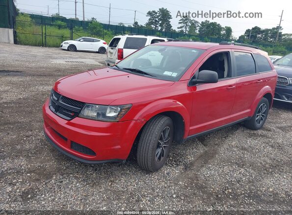3C4PDCAB9JT509643 2018 DODGE JOURNEY Красный Передняя левая четверть