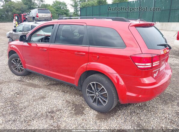 3C4PDCAB9JT509643 2018 DODGE JOURNEY Красный Задняя левая четверть