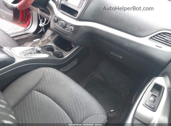 3C4PDCAB9JT509643 2018 DODGE JOURNEY Красный Вид салона спереди