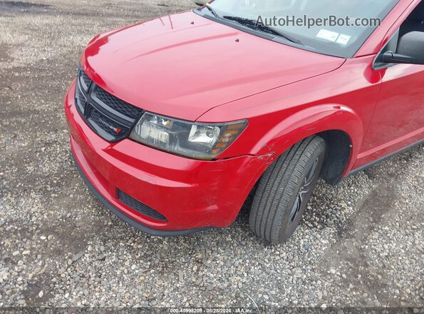 3C4PDCAB9JT509643 2018 DODGE JOURNEY Красный Вид спереди