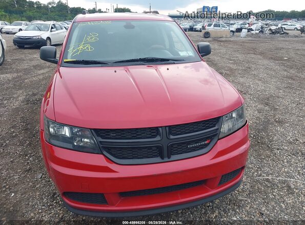 3C4PDCAB9JT509643 2018 DODGE JOURNEY Красный Вид щитка приборов