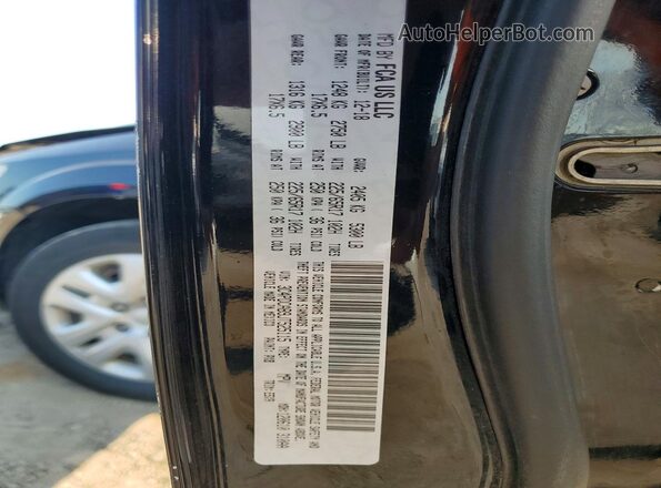 3C4PDCAB9JT525115 2018 DODGE JOURNEY Black VIN sticker view