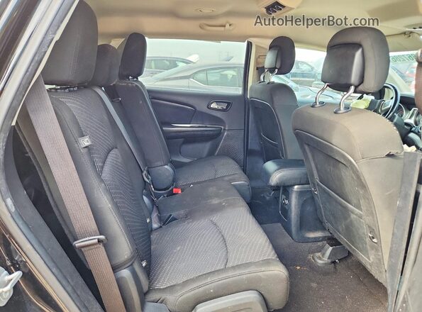 3C4PDCAB9LT261378 2020 DODGE JOURNEY Black Вид задньої частини салону