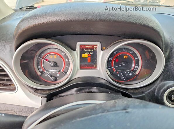 3C4PDCAB9LT261378 2020 DODGE JOURNEY Black Вид щитка приладів
