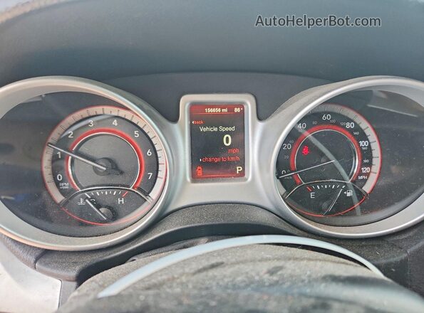 3C4PDCABXGT234535 2016 DODGE JOURNEY Silver Вид щитка приладів
