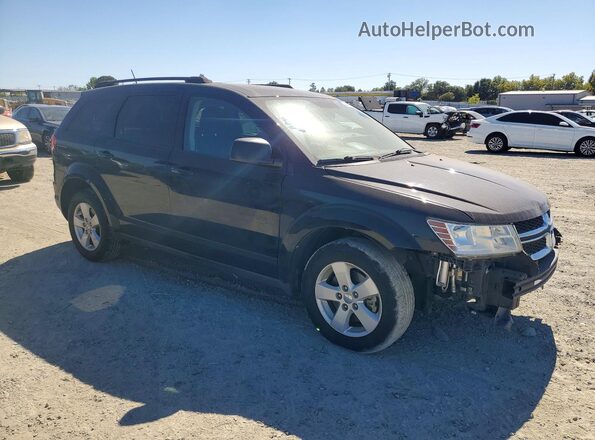 3C4PDCABXHT555394 2017 DODGE JOURNEY Черный Передняя правая четверть