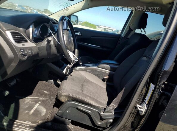 3C4PDCABXHT555394 2017 DODGE JOURNEY Черный Вид салона спереди