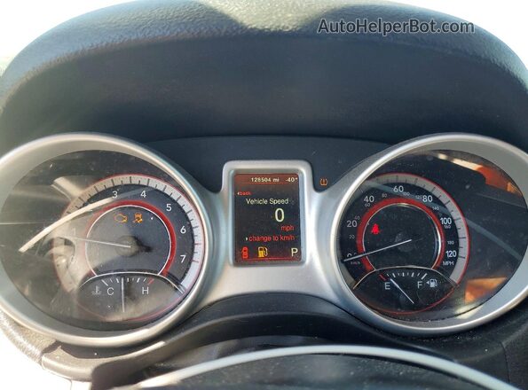 3C4PDCABXHT555394 2017 DODGE JOURNEY Черный Вид щитка приборов