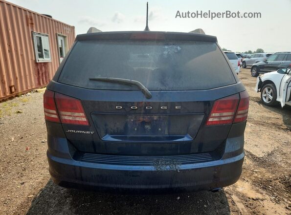 3C4PDCABXHT580585 2017 DODGE JOURNEY Black Вид ззаду