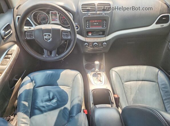 3C4PDCABXHT580585 2017 DODGE JOURNEY Black Вид панелі приладів