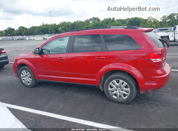 3C4PDCABXHT633415 2017 DODGE JOURNEY Red Սալոնի 360 աստիճան տեսք