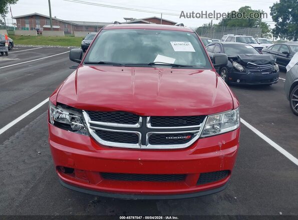 3C4PDCABXHT633415 2017 DODGE JOURNEY Red Սարքավորումների վահանակի տեսք