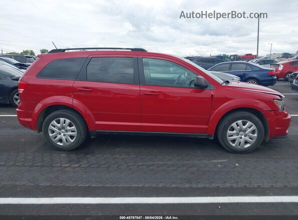 3C4PDCABXHT633415 2017 DODGE JOURNEY Red Սալոնի հետևի տեսք