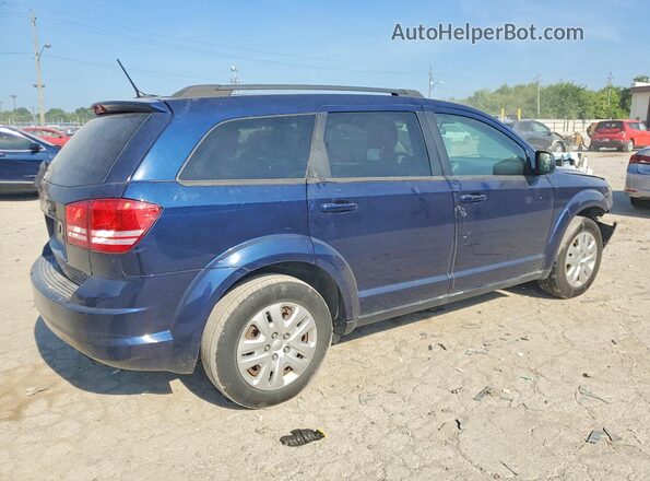 3C4PDCABXJT184064 2018 DODGE JOURNEY Blue Rear right