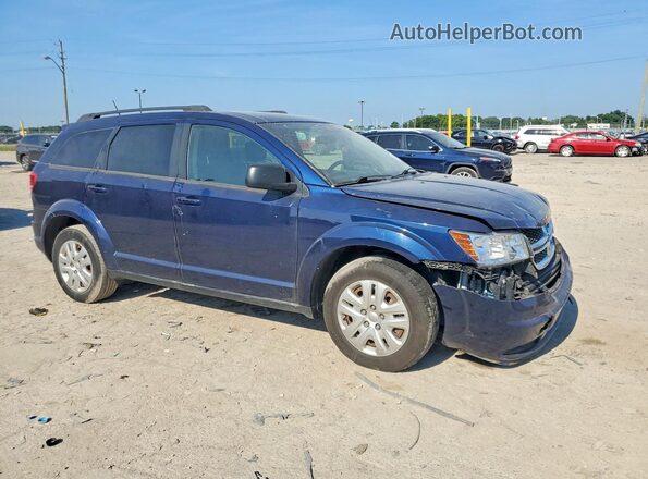 3C4PDCABXJT184064 2018 DODGE JOURNEY Blue Front right