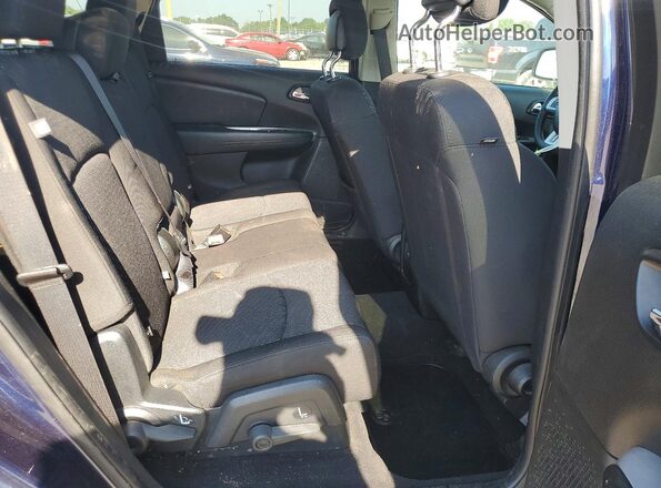 3C4PDCABXJT184064 2018 DODGE JOURNEY Blue Rear interior view