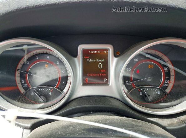 3C4PDCABXJT445595 2018 DODGE JOURNEY Black ხელსაწყოთა პანელის ხედი