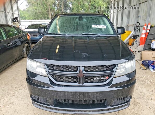 3C4PDCABXJT445595 2018 DODGE JOURNEY Black წინა ხედი