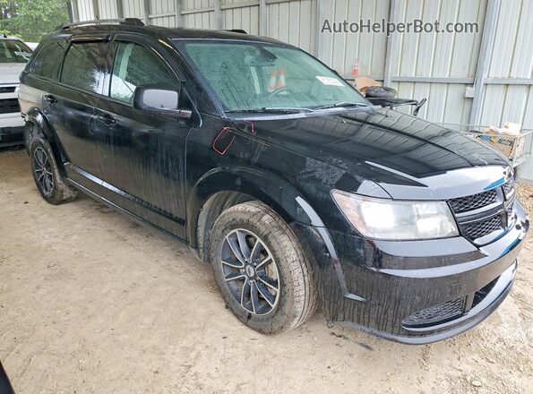 3C4PDCABXJT445595 2018 DODGE JOURNEY Black წინა მარჯვენა