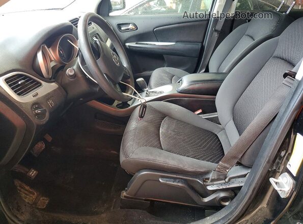 3C4PDCABXJT445595 2018 DODGE JOURNEY Black წინა სალონის ხედი