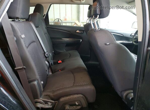 3C4PDCABXJT445595 2018 DODGE JOURNEY Black უკანა სალონის ხედი