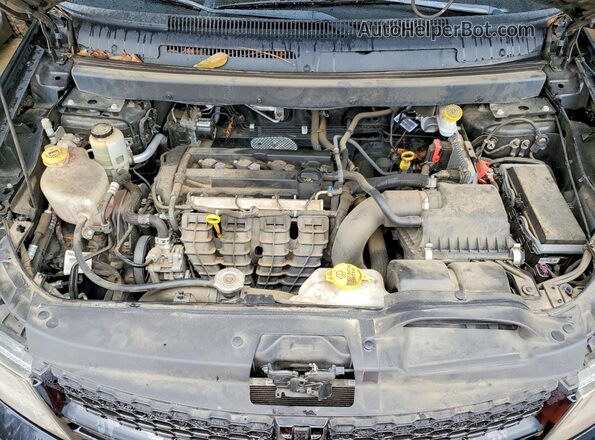 3C4PDCABXJT445595 2018 DODGE JOURNEY Black ძრავის განყოფილების ხედი