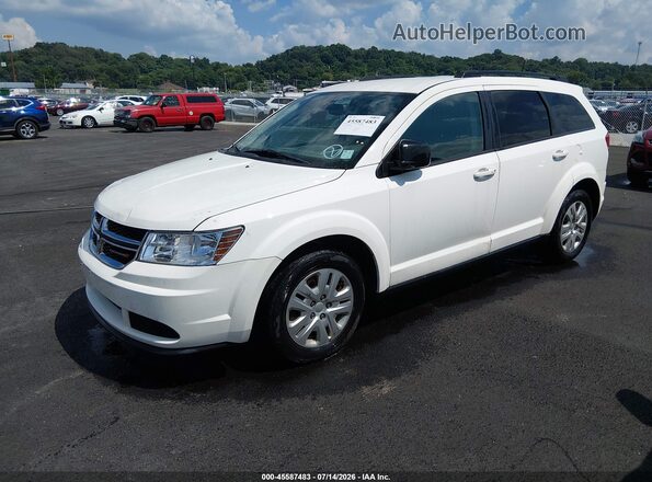 3C4PDCABXKT856643 2019 DODGE JOURNEY White Front left