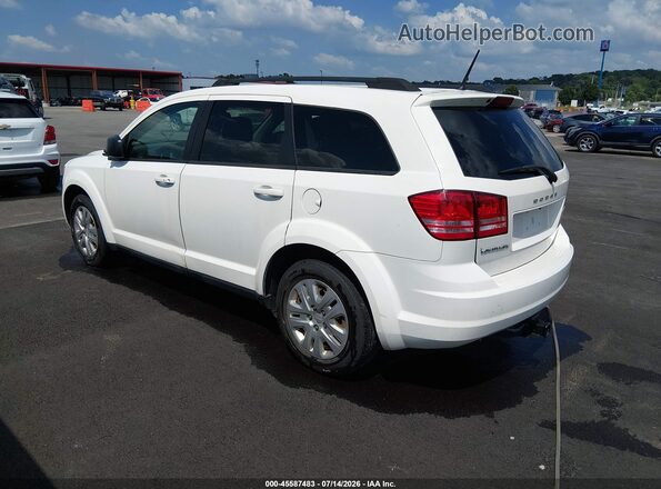 3C4PDCABXKT856643 2019 DODGE JOURNEY White Rear left